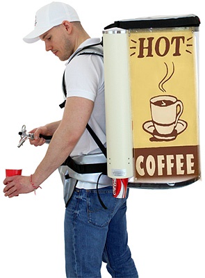mochila cafè dispensador